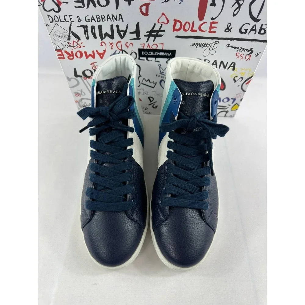 Dolce & Gabbana Saint Tropex High Sneakers Men's Size 10.5